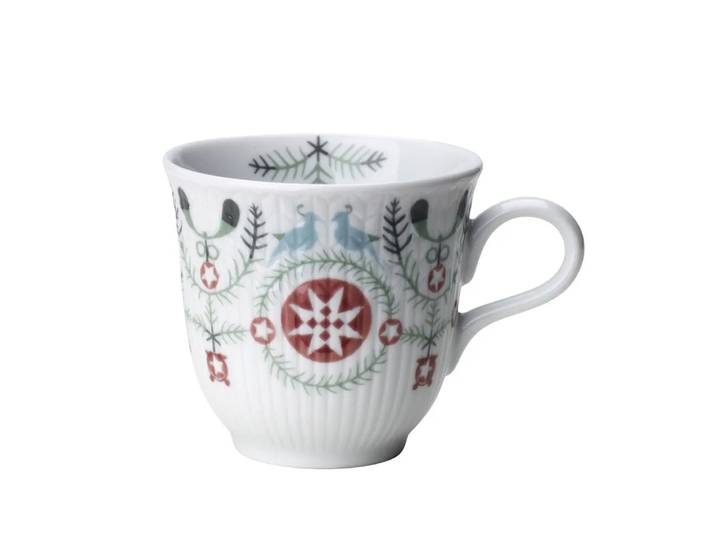 Rörstrand Mug à vin chaud Swedish Grace Winter 10 cl blanc