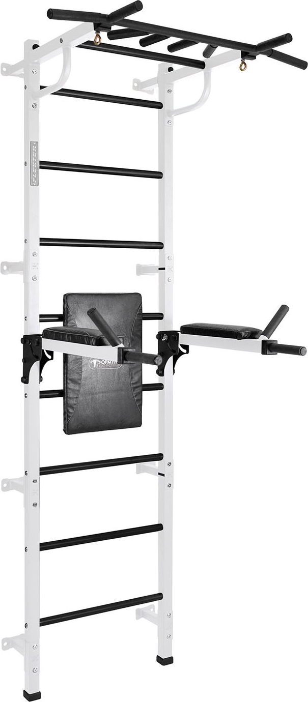 Gamma Workout Grand Sprossenwand aus Metal für Erwachsene - weiß