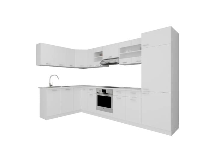 Cuisine De Cuisine Angulaire De 13-tlg 328 X 178 Esilo 207x505x46 - Vcm