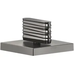 Dornbracht Cl.1 Seitenventil 20001705-99 rechtsschließend, kalt, WAVES-Struktur, Dark Platinum matt