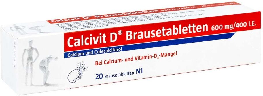 Calcivit D Brausetabletten 600mg/400 internationale Einheiten