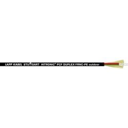 LAPP 28620702/100 Glasfaserkabel Hitronic PCF 200/230 µ Duplex Schwarz 100 m