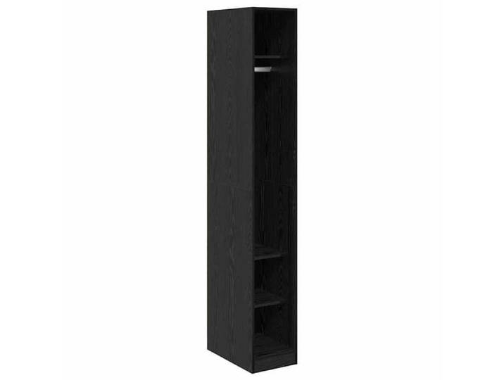 SALE 2026 Armoire avec compartiments/Garde-robe - Armoire penderie Pour chambre Armoire Chêne noir 50x30x200cm - bois d'ingénierie
