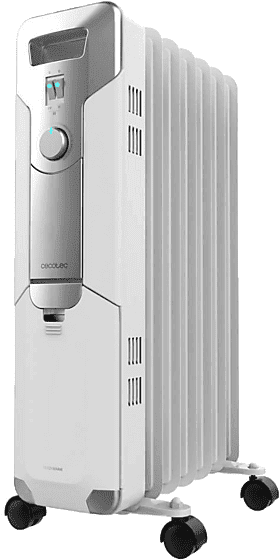 REACONDICIONADO Seminuevo Bueno Radiador de aceite - Cecotec ReadyWarm 7000 Space, 1500 W, Blanco