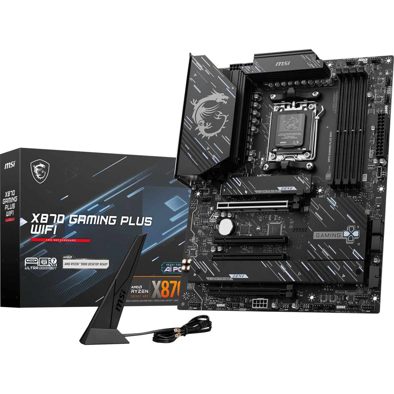 MSI Gaming Plus WIFI AMD X870 So.AM5 DDR5 ATX Retail