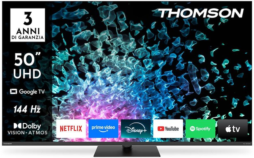 Televisore Thomson 50MG7C15 Mini LED 4K 144Hz Google TV