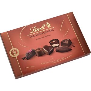 Lindt Pralinen Pralinés Feinherb, 19 Stück, 6 verschiedene Sorten, 200 g