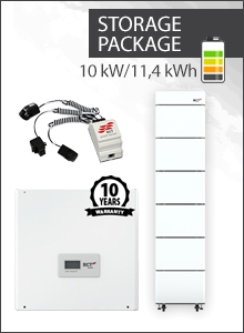 RCT Power 10 kW Wechselrichter + 11.4 kWh Batterie Paket