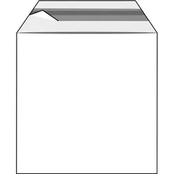 100 Klappenbeutel, wiederverschließbar, PE-Folie, transparent PE | 50 μm | 200 x 200 mm