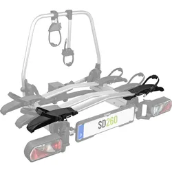Eufab Erweiterungsschiene 3. Fahrrad für SD260 Fahrradträger Silber