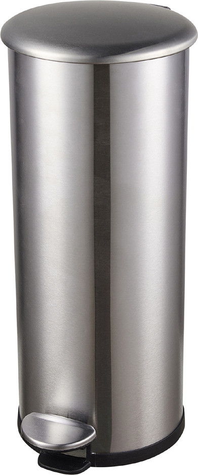 Helit afvalcontainer The Zinc, 20 liter, zilver