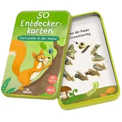 Moses 50 Entdeckerkarten - Suchspiele in der Natur