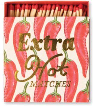 Paddywax Square Extra Hot fósforos 125 un.. Square Extra Hot
