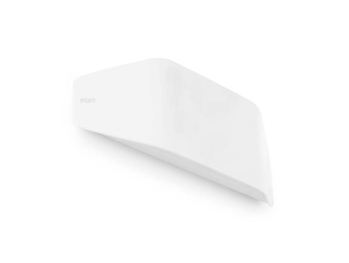 Faro 71516, Wandbeleuchtung für den Außenbereich, Weiß, Polycarbonat (PC), IP44, II, E27