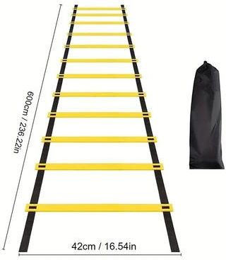 Uplift Picks Adjustable Agility Ladder Speed Training Equipment For Football And Fitness 600 Cm