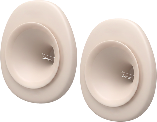 eufy 24 mm Double-Sealed Flange (2-Pack) for Breast Pump E20/S1/S1 Pro