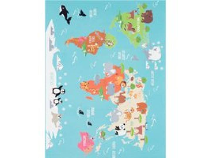 Tapis pour enfants Bini turquoise 200x290 cm