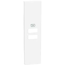 Legrand KW13C LivingNow Abdeckung 1-modulig für USB-Ladesteckdose, 2 USB-Buchsen, Farbe White