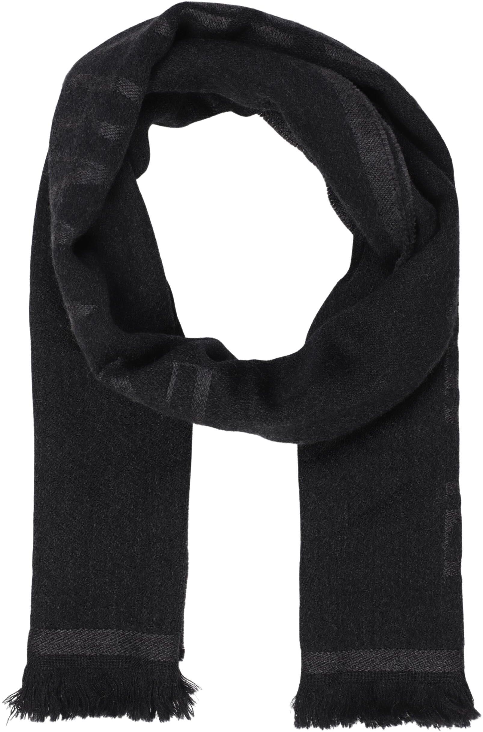 Giorgio Armani Emporio Armani Herren Schal oder Tuch, Schwarz, Wolle - Second Hand