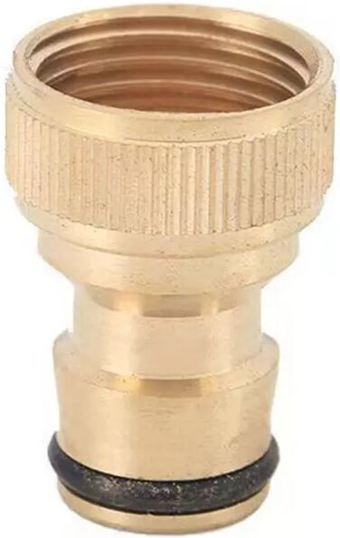 INF Wasserhahn Adapter - G1/2 Innengewinde auf Schlauchanschluss aus Messing Gold