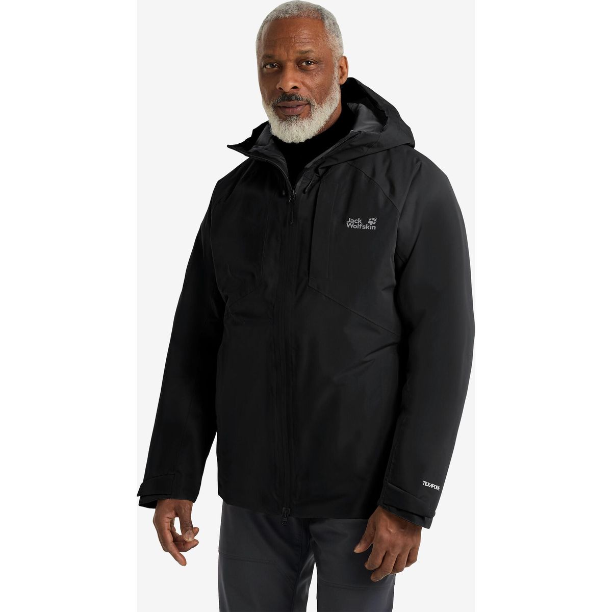 Jack Wolfskin Icecape 2L Down INS Jacket M RDS black (6000) S A65299_6000_A06