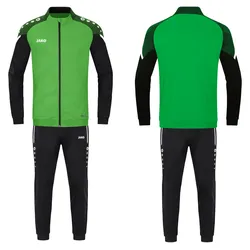 Jako Trainingsanzug Polyester Performance soft green/schwarz 128