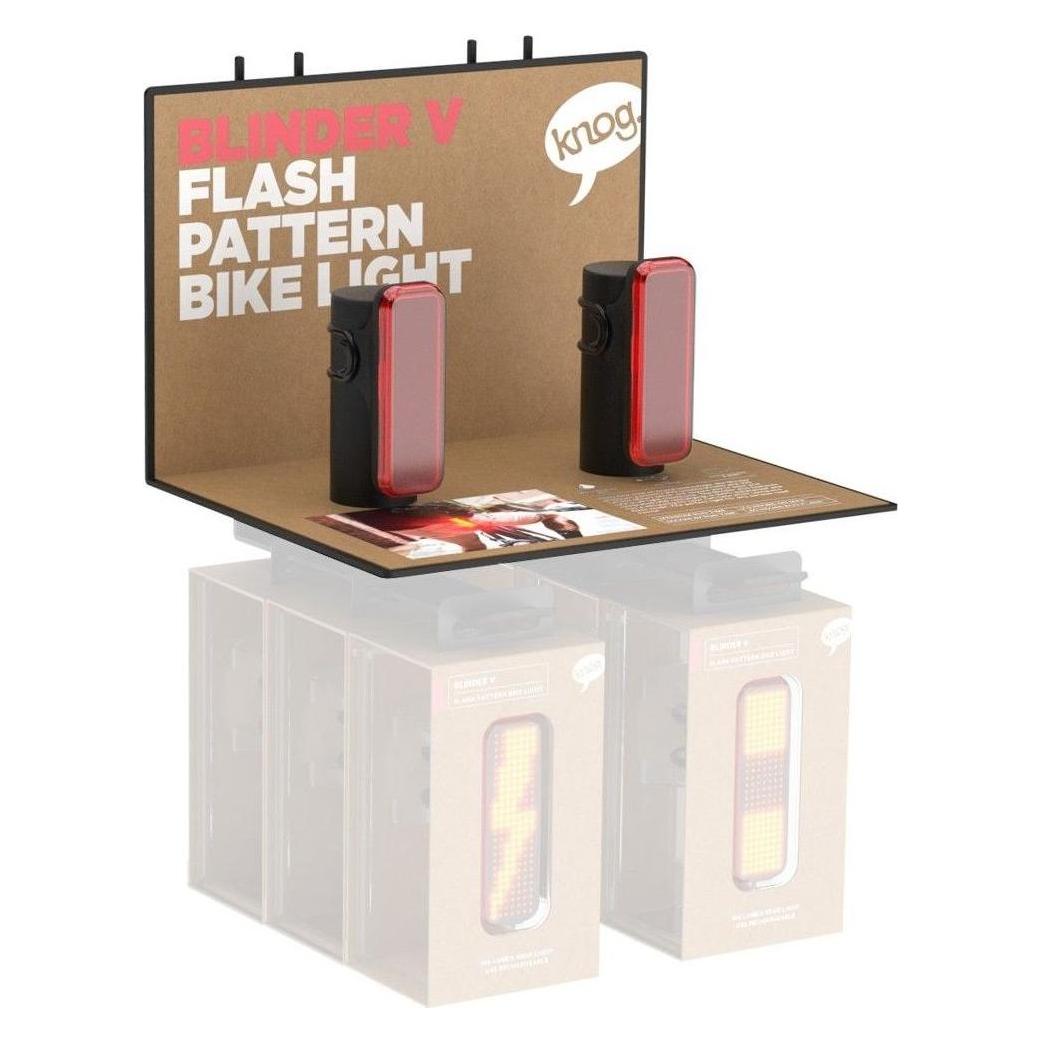 knog. Blinder V NUR THEKENDISPLAY FÜR 8 LAMPEN (OHNE BESTÜCKUNG) (40085141)