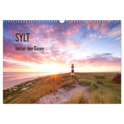 SYLT hinter den Dünen (Wandkalender 2027 DIN A3 quer), CALVENDO Monatskalender