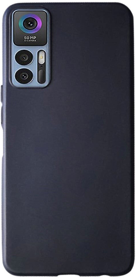 INCOVER TCL 30 (4G) / (5G) Mat Fleksibelt Bagside Cover - Sort