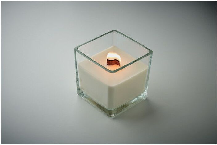 RIU Bougie en cire végétale 600gr Transparent