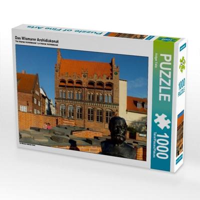 CALVENDO Puzzle Das Wismarer Archidiakonat | 1000 Teile Lege-Größe 64x48cm Foto-Puzzle für glückliche Stunden
