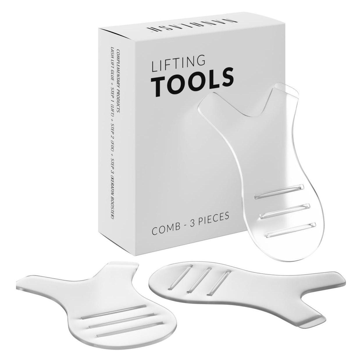Lifting Combs 3 Pieces Eyelash Lifting Tools Y Shape Lash Lift Brush (Wimpern Applikator) (46258908)