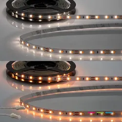 ISOLED LED CRI919/940 MiniAMP Flexband, 12V, 10W, weißdynamisch, beidseitiges Kabel mit male-Stecker, 250cm ISO-114632