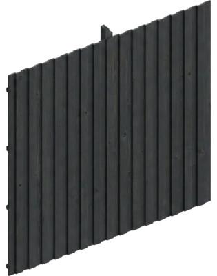 Rückwand Deckelschalung SKAN HOLZ Emsland 362 x 330 cm anthrazit