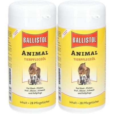 Ballistol animal Pflegetücher Spenderbox vet. 2x 2x28 St Tücher