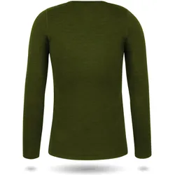 Normani, Damen, Funktionsshirt, Damen Merino Langarm-Shirt Mandurah (XXL), Grün, XXL