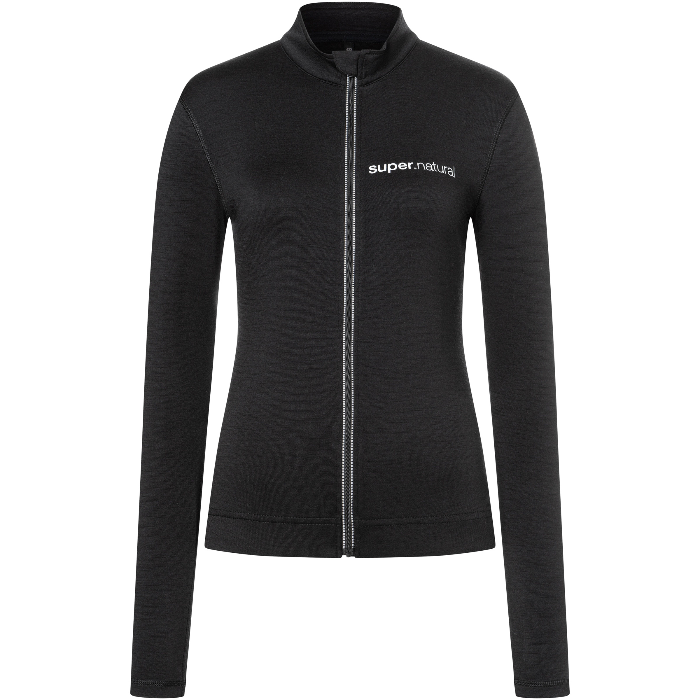 Super.Natural Universal Damen Freizeitjacke, Parkas schwarz Größe S Trekking Hautfreundlich Merinowolle
