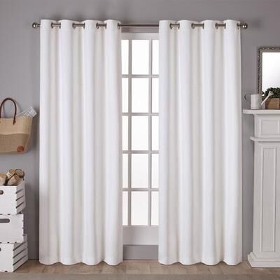 Porch & Den Boosalis Sateen Twill Blackout Curtain Panel Pair