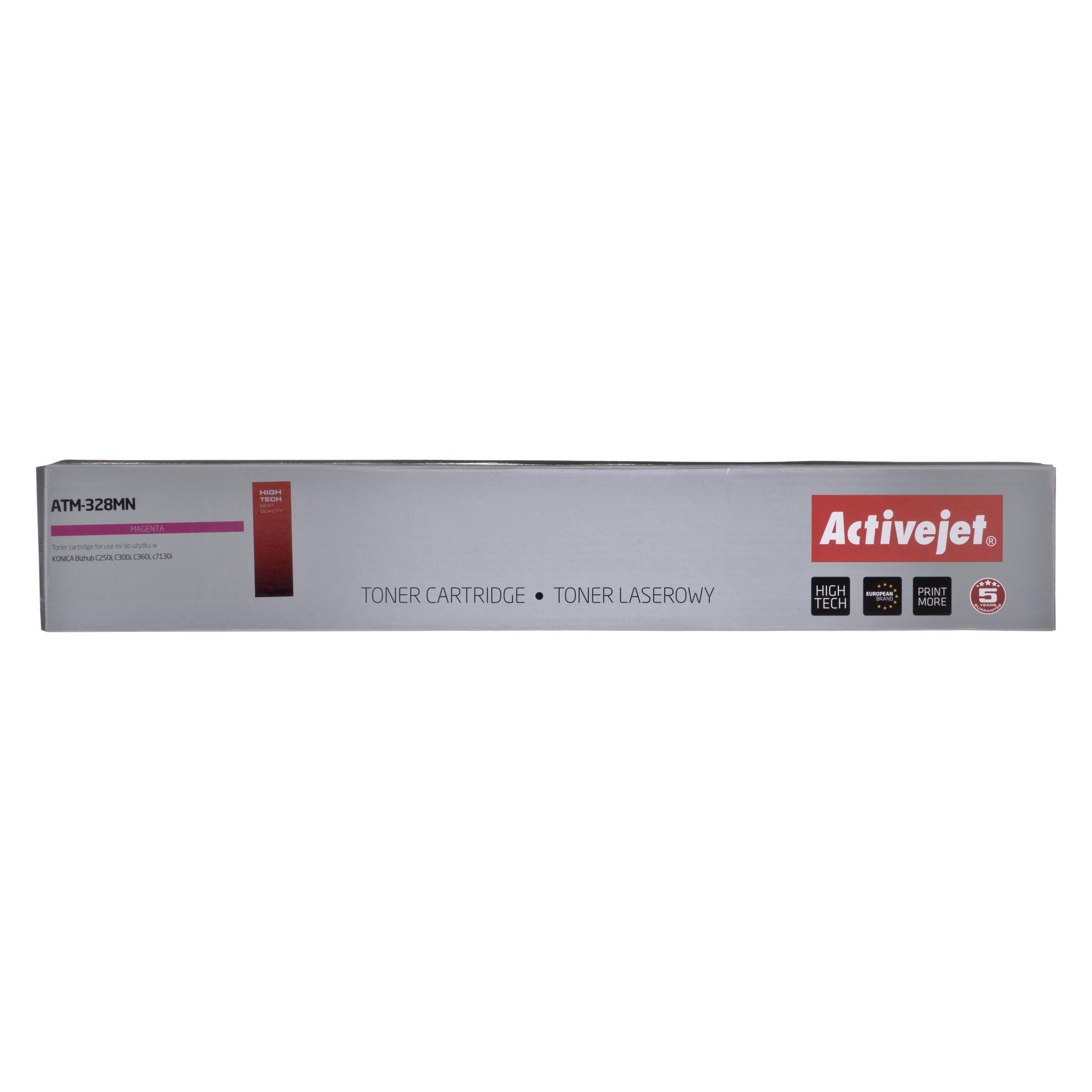 Activejet ATM-328MN Tonerkartusche für Konica Minolta Drucker, Ersatz Konica Minolta TN328M Supreme (V) (ATM-328MN)
