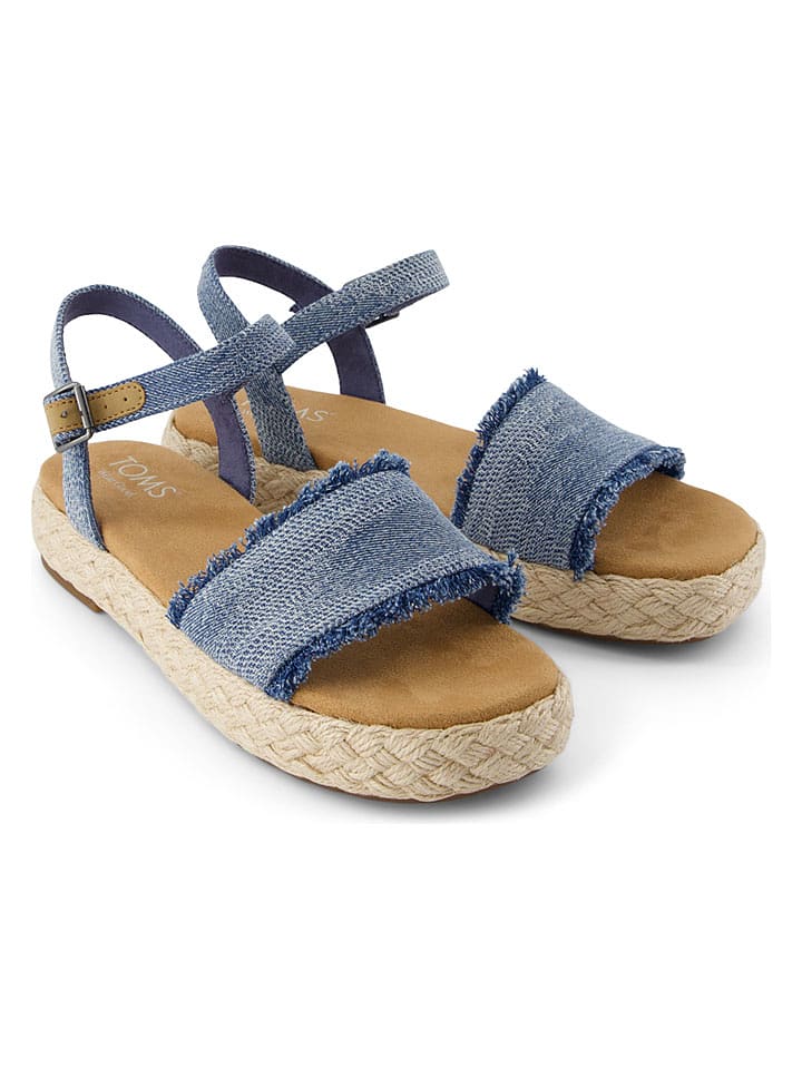 TOMS Sandalen in Blau - 40