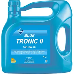 10W-40 Aral Blue Tronic II Motoröl 4 Liter