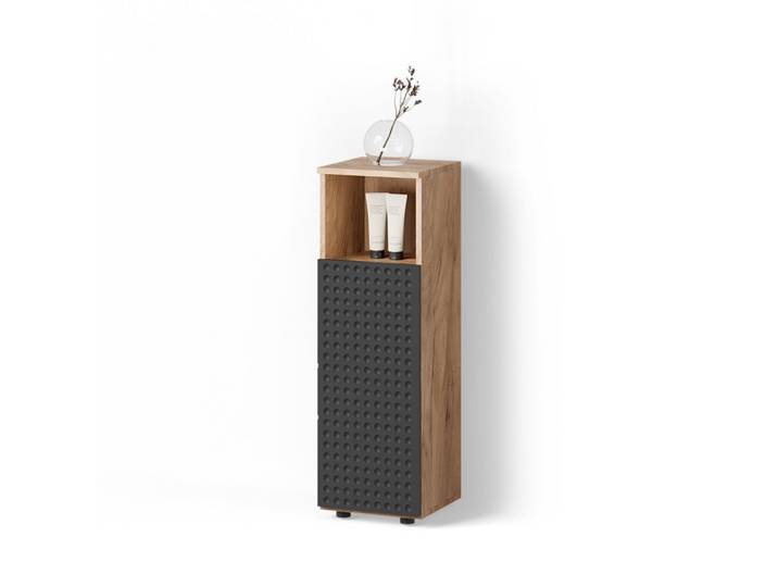 MIDISCHRANK Ronco Anthrazit gepunktet 30 x 95 cm
