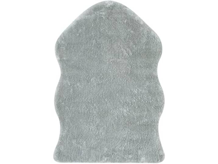 andiamo Lambskin Lambskin - kunstbont - pluizig tapijt slaapkamer - geschikt als bedmat slaapkamer of als bonttapijt woonkamer - lamsvacht onderhoudsvriendelijk 55 x 80 cm lichtgrijs
