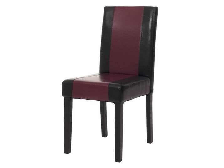 MCW Esszimmerstuhl Schwarz, Rot, Schwarz, 43x90x56 cm, Esszimmer, Stühle