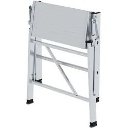Munk, Leiter + Gerüst, Klapppodest einseitig begehbar 2 Stufen + Plattform (Klapptritt, 80 cm)