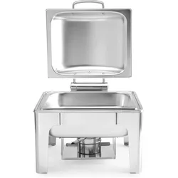 Hendi Chafing Dish GN 1/2 4L, Speisewärmer, Silber
