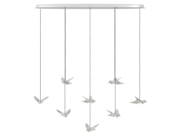 Suspension 8 lumières\, modèle Paratebueno\, finition chrome