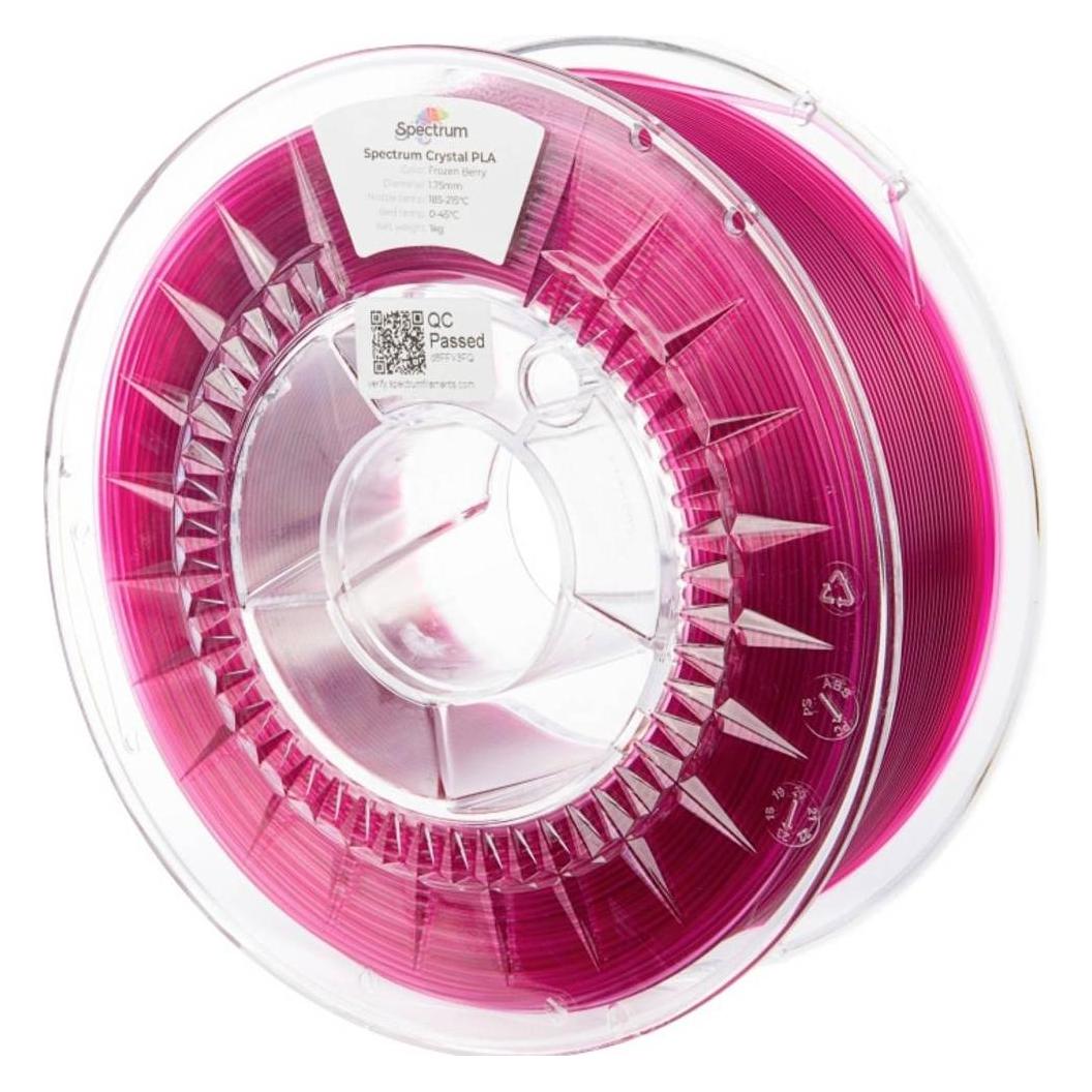 Spectrum Filament PLA Crystal Frozen Berry 1kg 1.75mm (PLA, 1000 g, 1.75 mm) (80886)