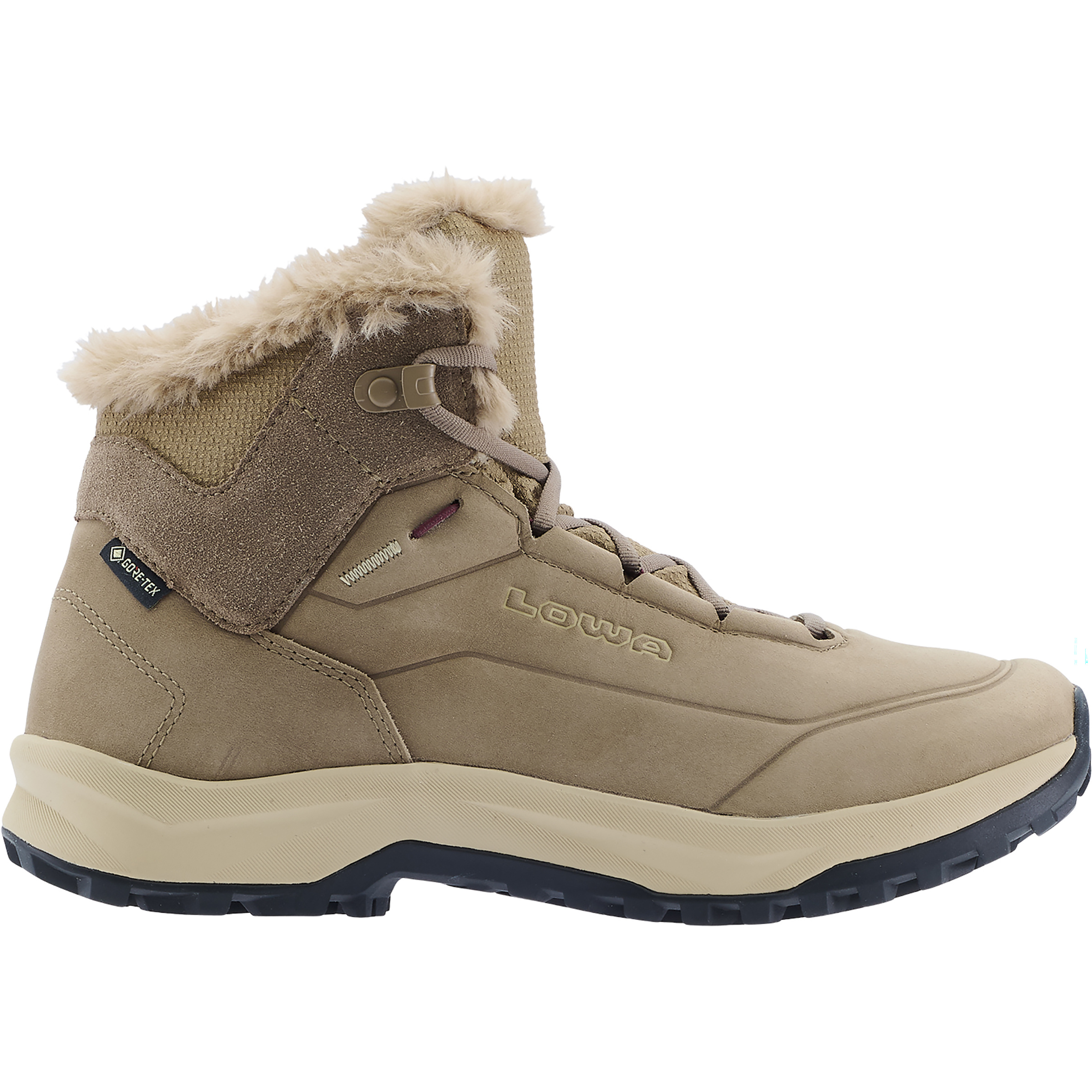 Lowa Kaloya Winter GTX Mid Damen Winterschuhe & Winterstiefel beige Größe 42 Lifestyle Wasserdicht