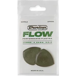 Dunlop Flow Jumbo Grip 4.20 Player's Pack 2 Stück - Plektrum